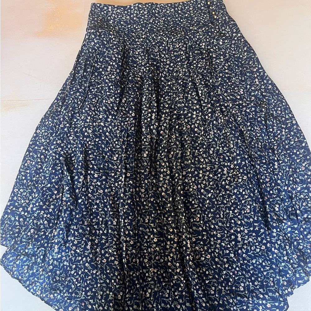 Floral Blue Women's Skirt